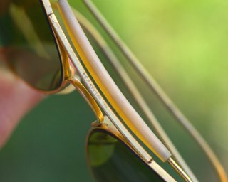 Occhiali Ray-Ban Aviator B&L Vintage Oro Lenti Ver