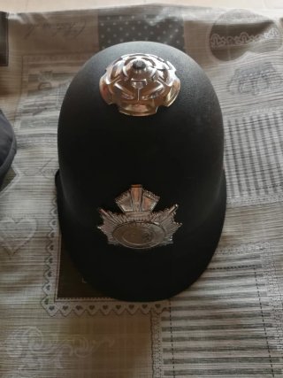 Disfraz Policía Sombrero y Casco Carnaval