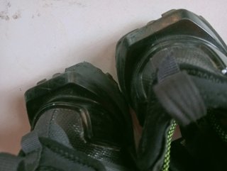Zapatillas Nike Talla 42 Negras y Plateadas