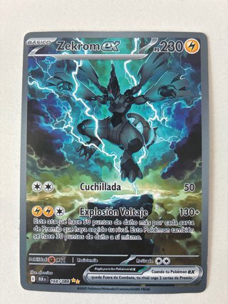 Carta Pokémon Zekrom EX 166/086