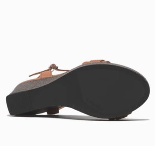 Sandalias Cuña Calvin Klein Marrón Originales