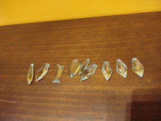 Cristales para lámpara y manualidades