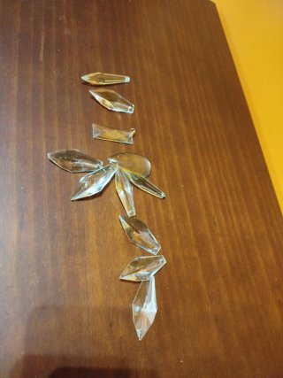 Cristales para lámpara y manualidades