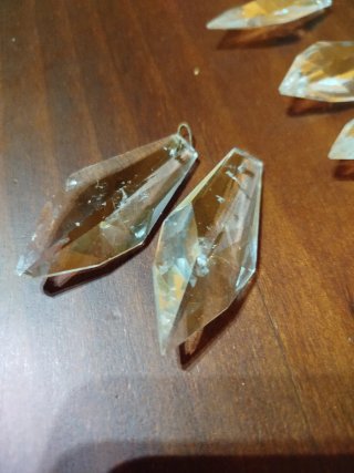 Cristales para lámpara y manualidades