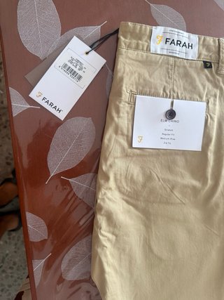 Pantalón chino Farah beige Talla M
