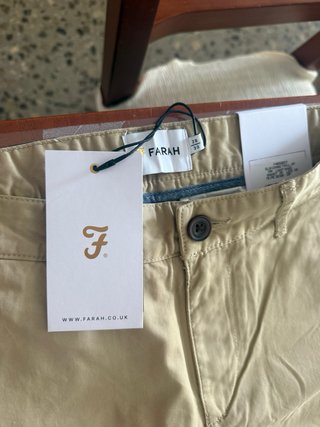 Pantalón chino Farah beige Talla M