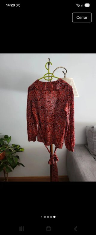 Blusa Maje Talla S/M Estampada