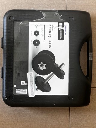 Kit Mancuernas Domyos 20kg Hierro Fundido