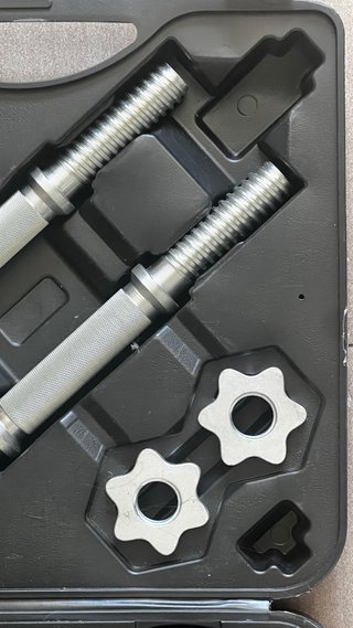 Kit Mancuernas Domyos 20kg Hierro Fundido