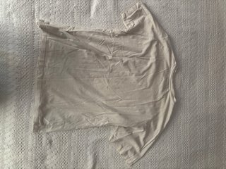 Camiseta Zara Blanca Estampada