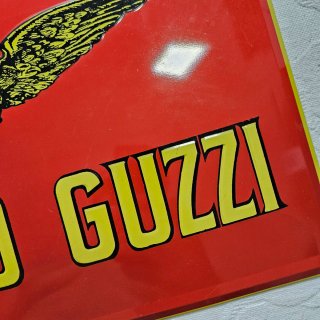 Targa Moto Guzzi Vintage Metallo Arredo Gar