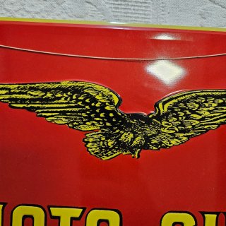 Targa Moto Guzzi Vintage Metallo Arredo Gar