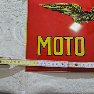 Targa Moto Guzzi Vintage Metallo Arredo Gar
