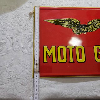 Targa Moto Guzzi Vintage Metallo Arredo Gar