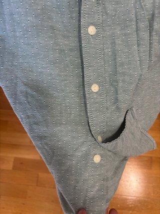 Camisa C&A manga corta hombre verde XXL