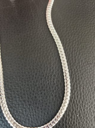 Cadena Plata Estilo Serpiente