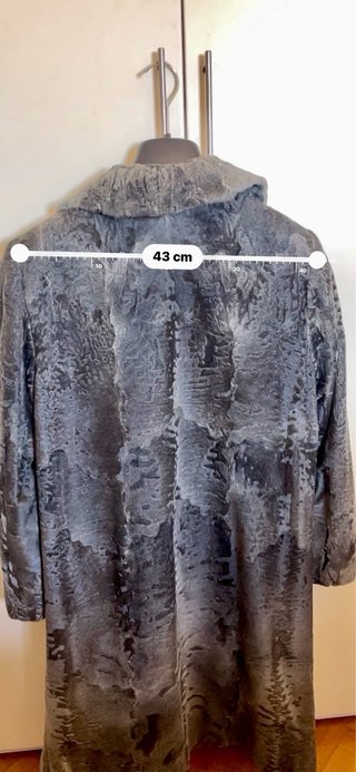 Cappotto in persiano grigio