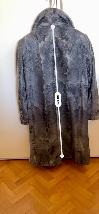Cappotto in persiano grigio