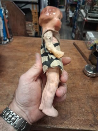 Muñeca Pepona Papel Maché Antigua