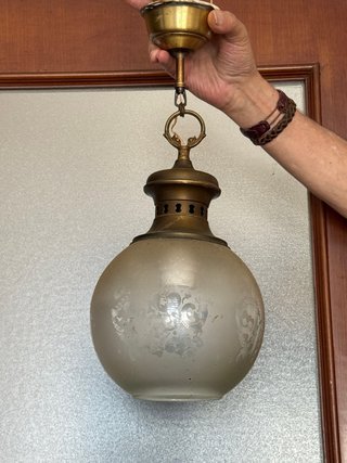 Lámpara de techo vintage globo