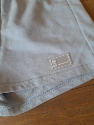 Pantalón corto chica azul