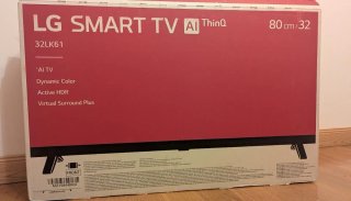 Smart TV LG 32 HDR ThinQ AI + Caja