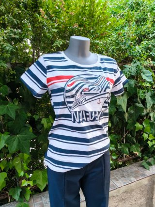 Camiseta Navy Rayas