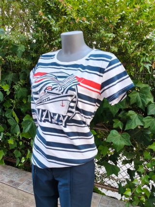 Camiseta Navy Rayas
