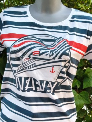 Camiseta Navy Rayas