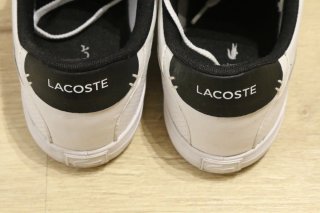 Zapatillas Lacoste Blancas y Negras