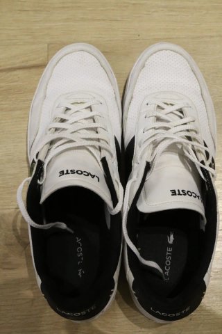 Zapatillas Lacoste Blancas y Negras