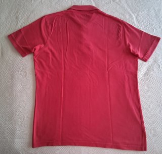 Lote 2 polos algodón TEX azul y fucsia Talla L XL