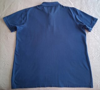 Lote 2 polos algodón TEX azul y fucsia Talla L XL