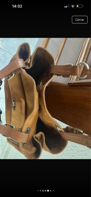 Bolso Gloria Ortiz piel marrón