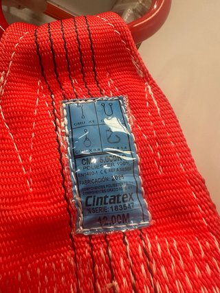 2 Eslingas 12M 5000Kg
