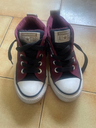 Zapatillas Converse All Star Bota Roja