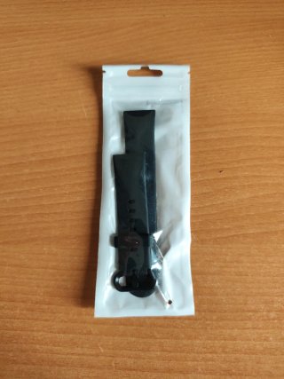 Correa de silicona negra Carrera
