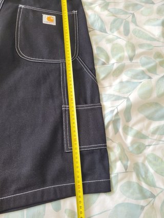 Carhartt W32 Pantalones Cortos Carpintero Negros
