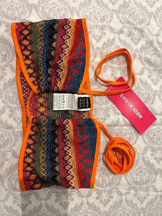 Top Shein multicolor talla XS