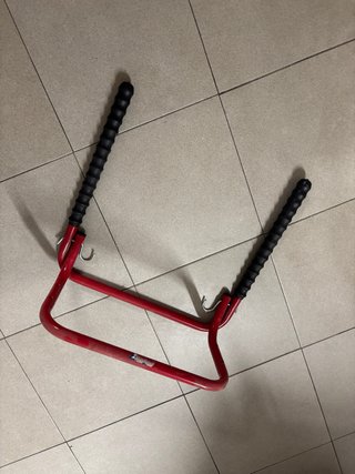 Colgador de Bicicleta Plegable Rojo