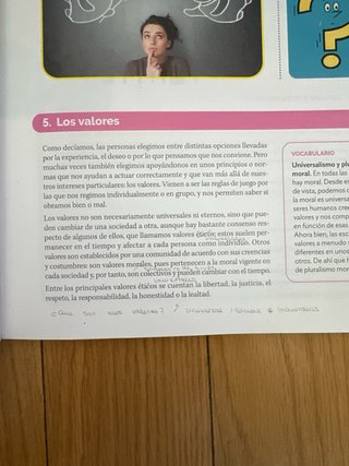 Educación en valores cívicos y éticos