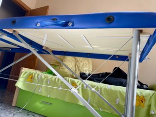 Camilla Fisiomarket Aluminio Portátil