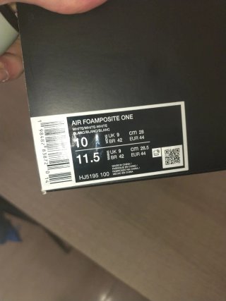 Nike Air Foamposite One Blancas