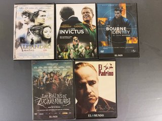 Pack 5 Películas DVD Acción y Aventura