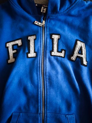 Sudadera Fila Azul con Cremallera Talla M
