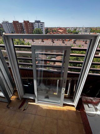 Ventana corredera aluminio 120x120