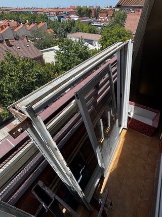 Ventana corredera aluminio 120x120