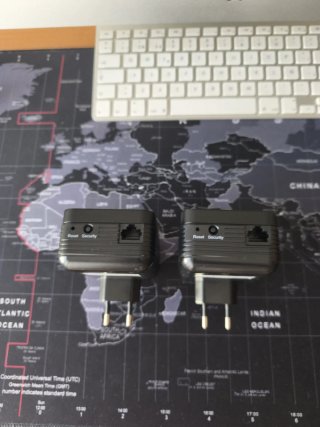 2 Adattatori PLC Sweek Neri