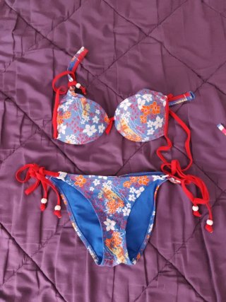 Bañador mujer estampado floral