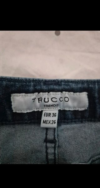 Falda vaquera/ jean Trucco botones delantera